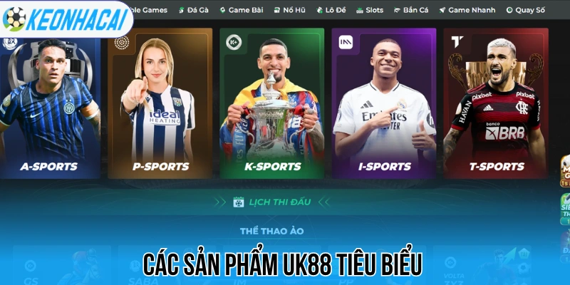 Các sản phẩm giải trí hấp dẫn tại UK88