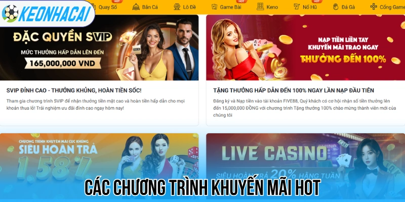 Các chương trình khuyến mãi hot
