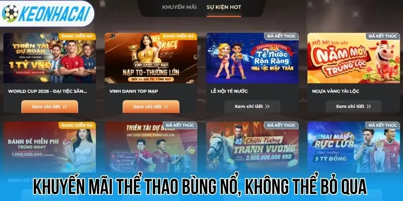 Khuyến mãi thể thao bùng nổ, không thể bỏ qua 