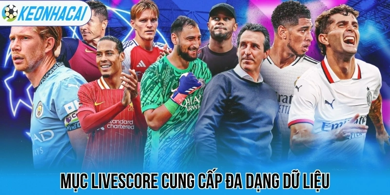 Livescore – Trực Tuyến Bóng Đá 247 Chi Tiết Và Chính Xác 27 Mục livescore cung cấp đa dạng dữ liệu