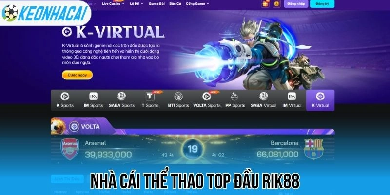 Nhà cái thể thao top đầu Rik88