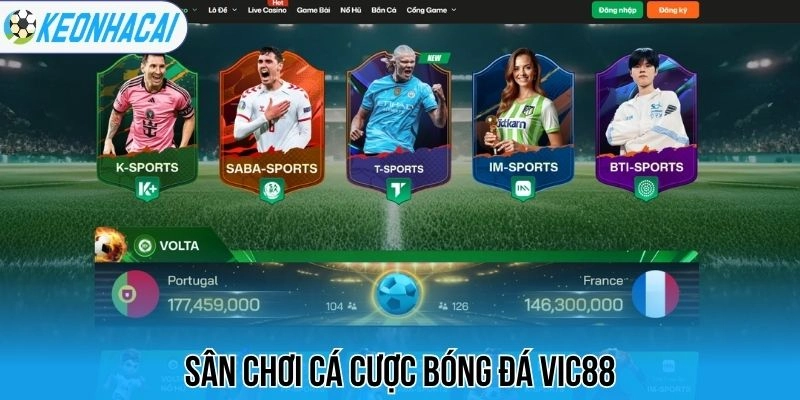 Sân chơi cá cược bóng đá Vic88