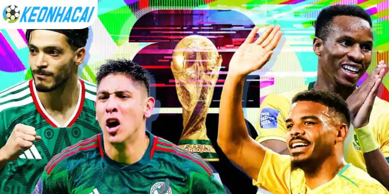 Đội hình ra sân dự kiến của Mexico vs Nam Phi