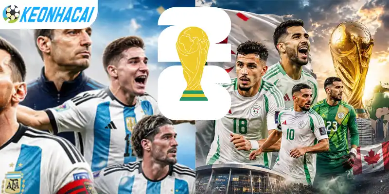 Soi kèo bóng đá trận đấu giữa Argentina vs Algérie bảng J