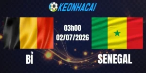 Soi kèo nhà cái Bỉ vs Senegal - Vòng 1/16 World Cup 03h00 02/07/2026